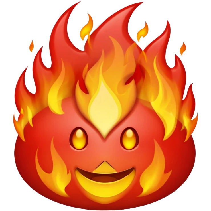 CYBERPUNK FIRE RED emoji
