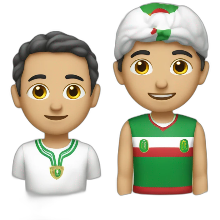 Algerie et italie emoji