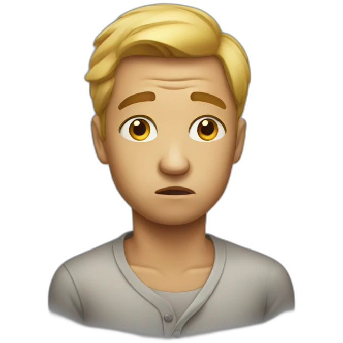 Disappointed emoji