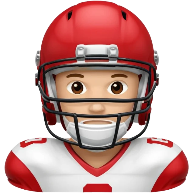 college football player helmets red  emoji