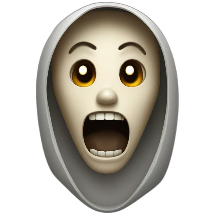 Scream emoji