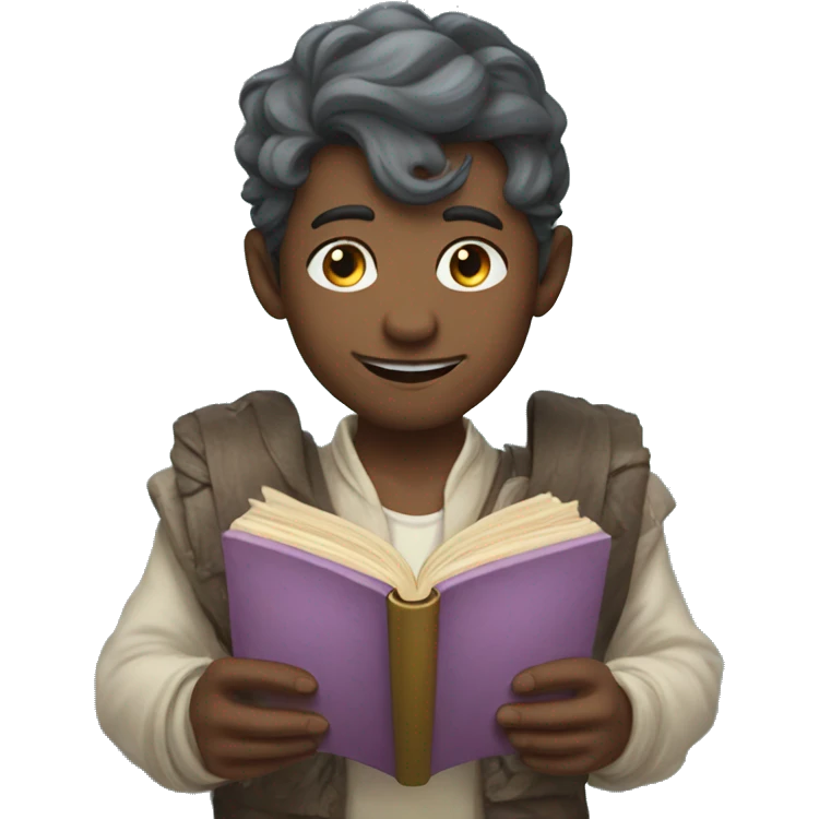 Fantasy pastel story book emoji