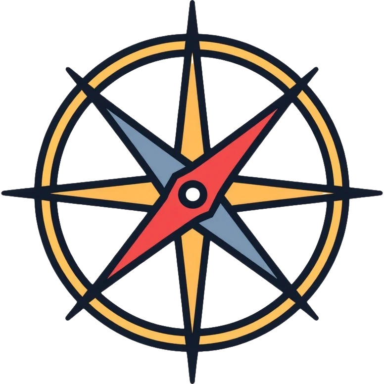compass navigation tool emoji