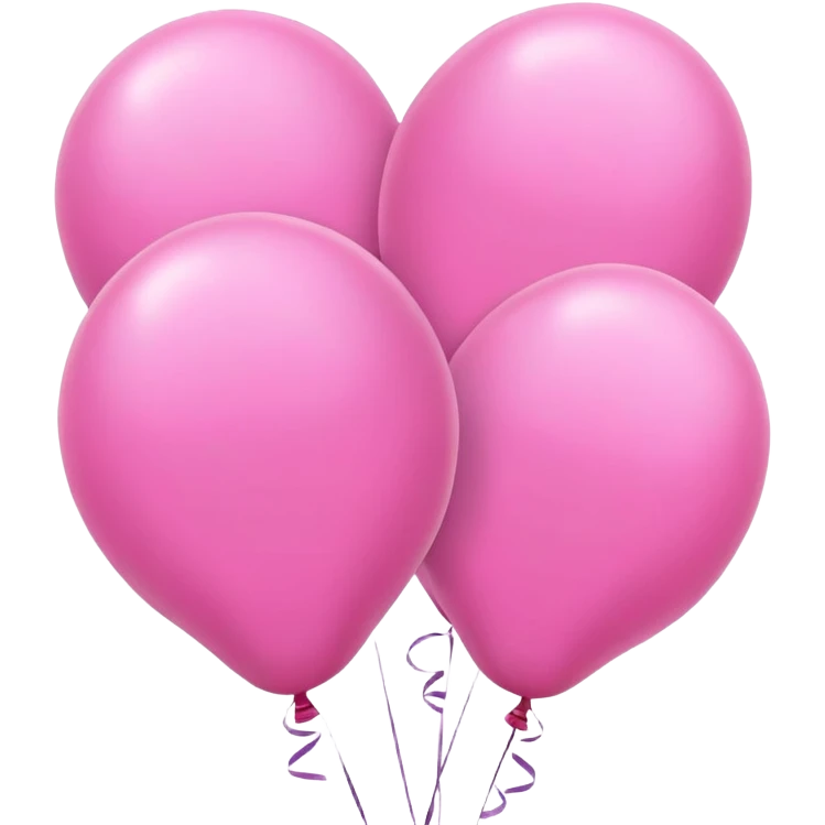 Pink ballons emoji