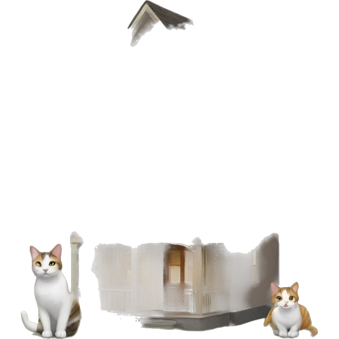 new home two cats emoji