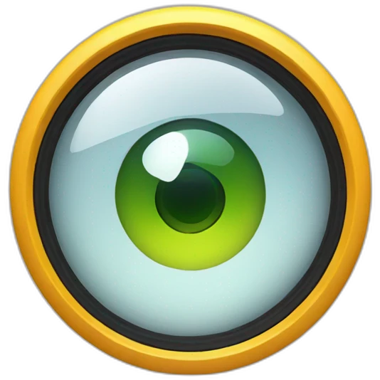 Focus lens emoji