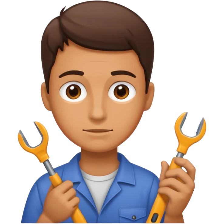 person Repairing a tool emoji