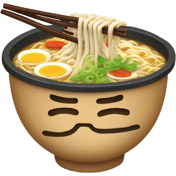 Tasty ramen emoji