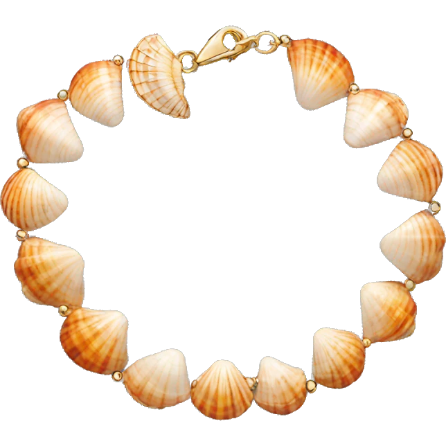 Shell bracelet emoji