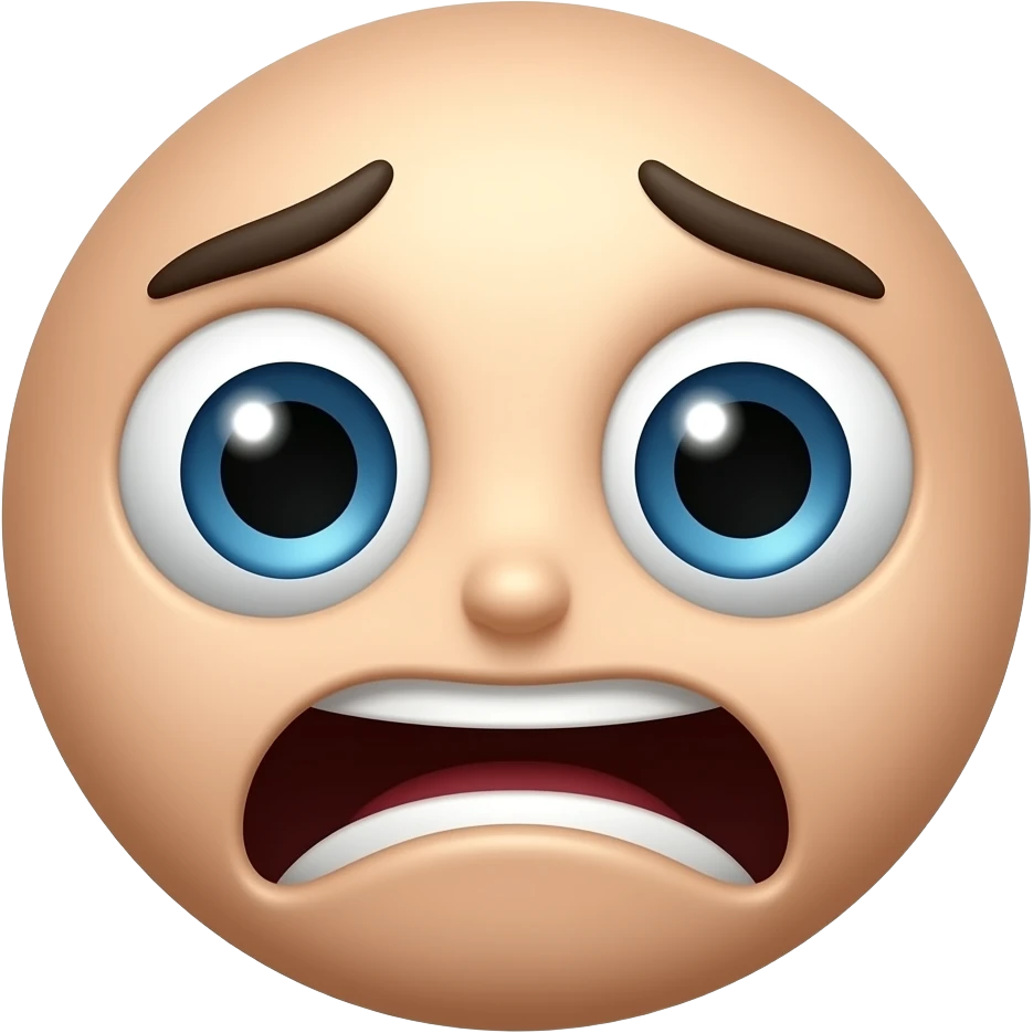 Cringe emoji not a human but a circle emoji