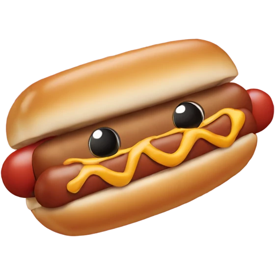 Horee with a hotdog  emoji