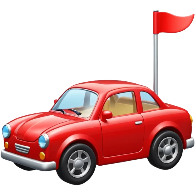 Toy car emoji