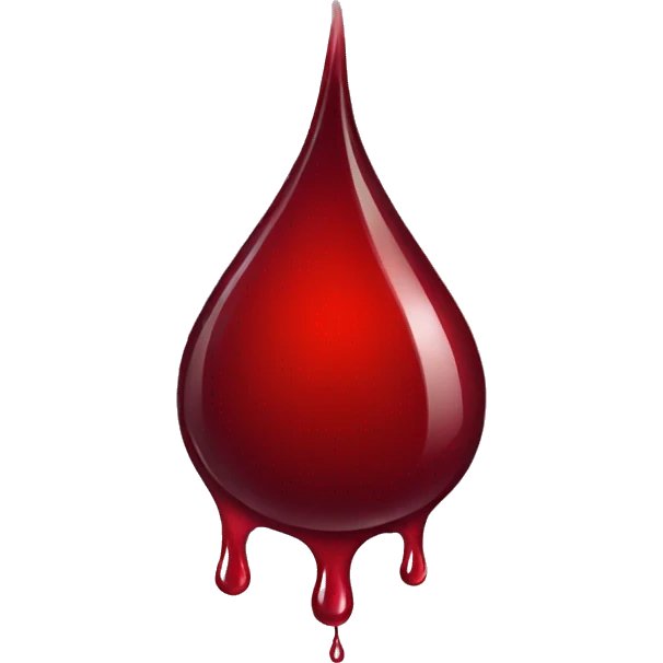 drop of blood emoji