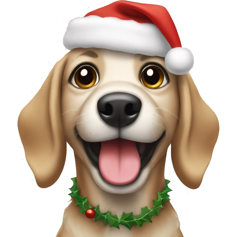 christmas dog  emoji
