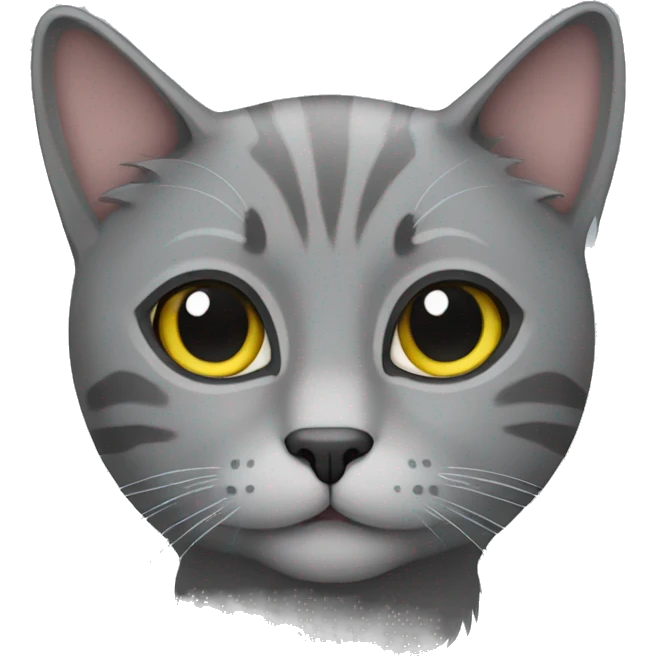 grey cat emoji