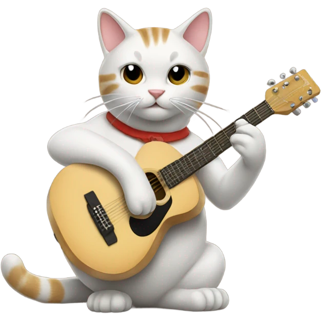 Cat Guitar emoji