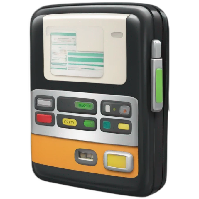 retro pager emoji