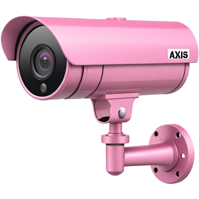Security Camera pink Axis P1346-E emoji