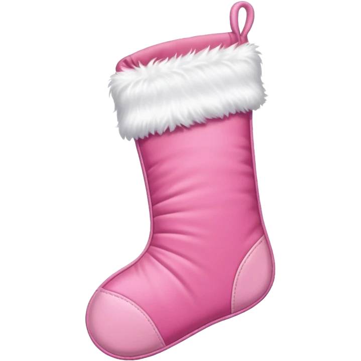 Pink Christmas emoji
