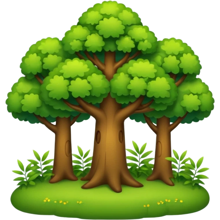 Cute forest emoji
