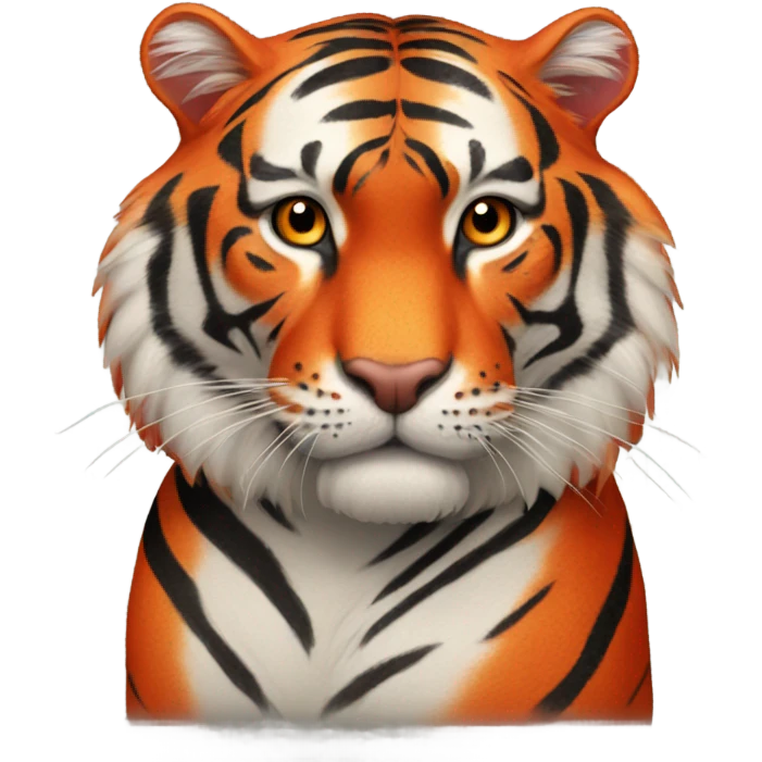 Red tiger emoji