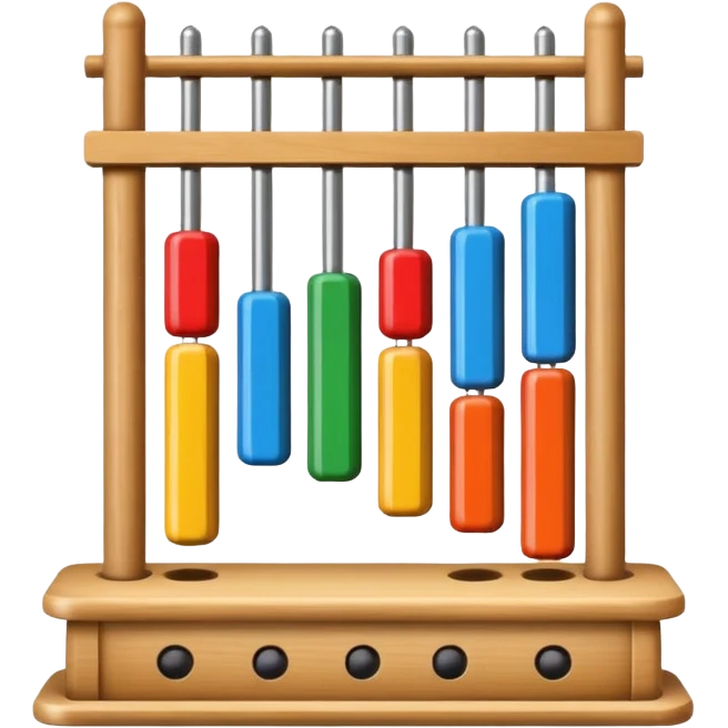 wooden glockenspiel instrument emoji