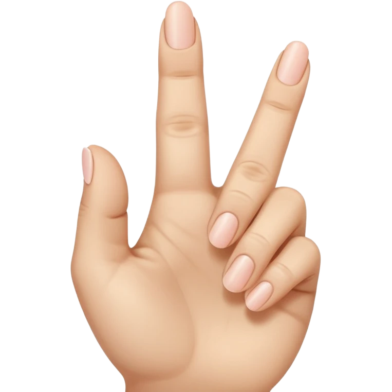 pointer finger up, middle finger up and pinky finger up, ring finger down emoji