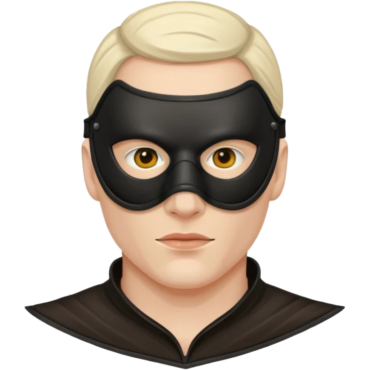 bdsm slave leather mask fullhead on man  emoji