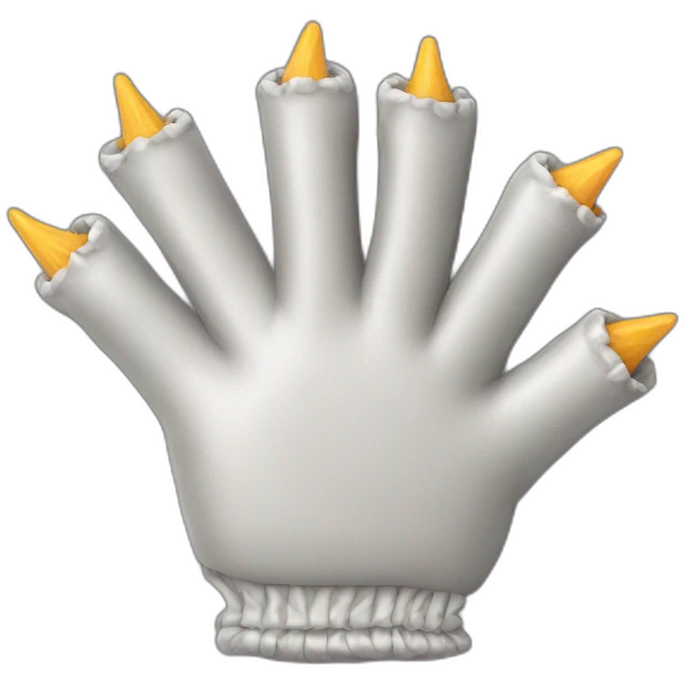 Glove with thorns emoji