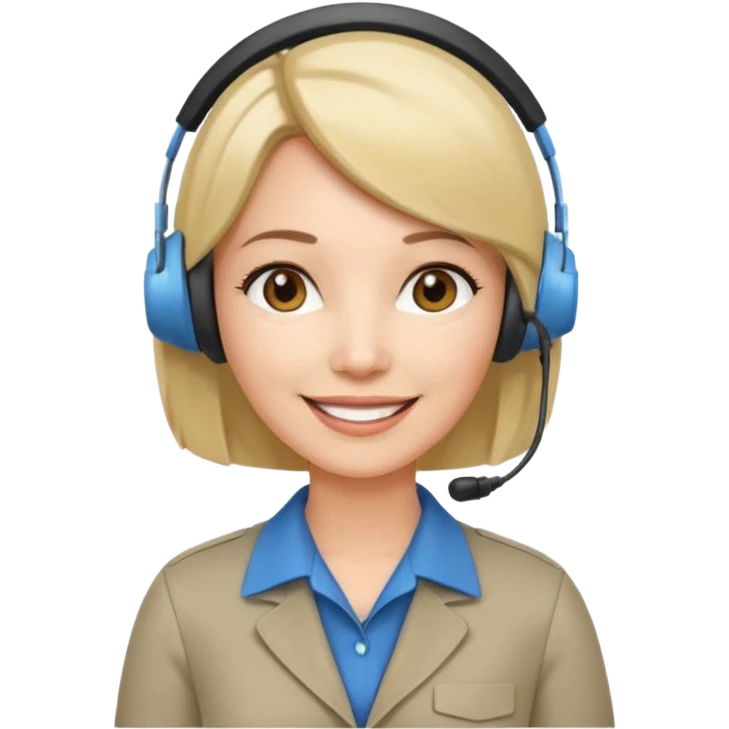 40 year old female with a bob, work as a facilitator, in the middle of a workshop emoji
