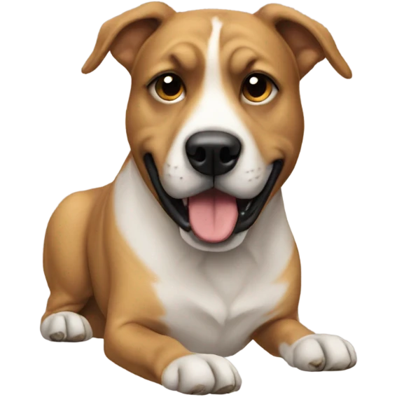 Dog not giving a fuck emoji