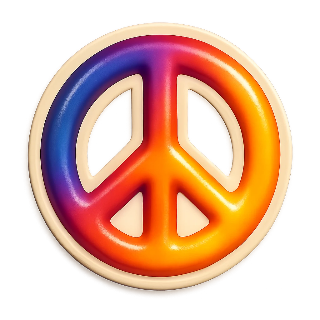 peace sign emoji
