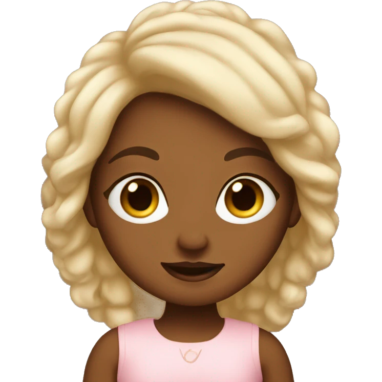 Girly brown girl emoji