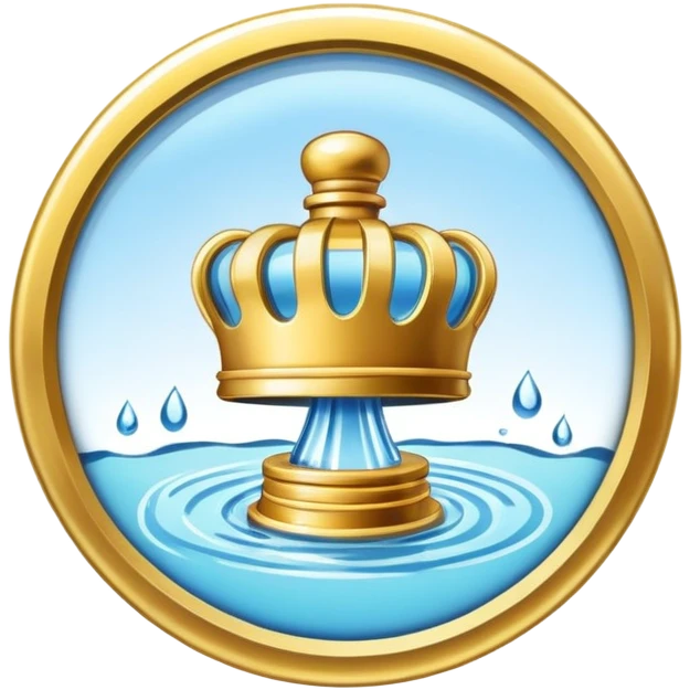 water works monopoly badge  emoji