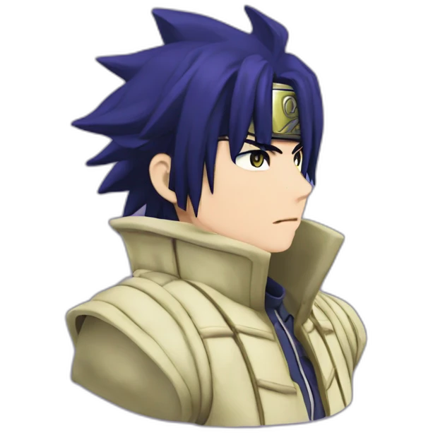 jojo bizarre adventure sasuke alone emoji