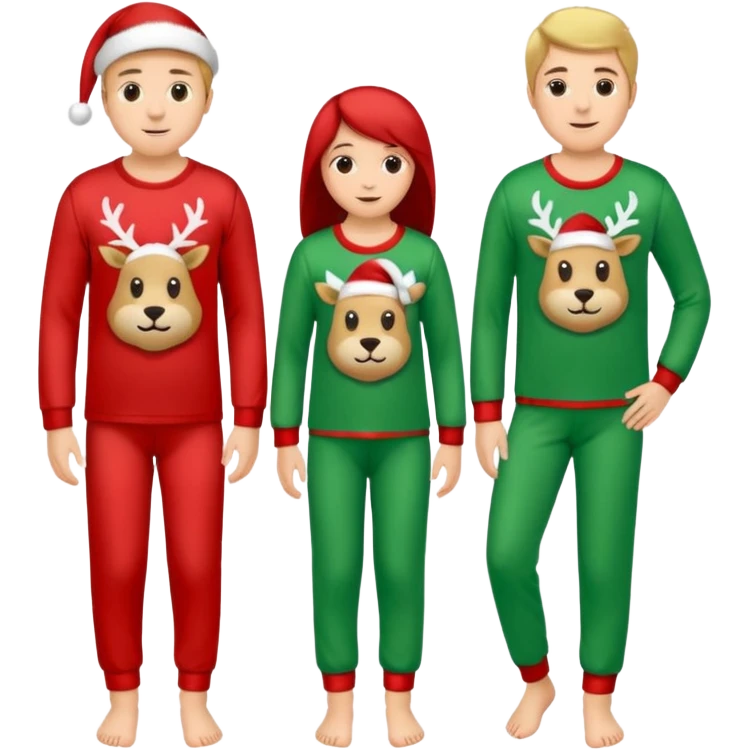 xmas pajamas unisex emoji
