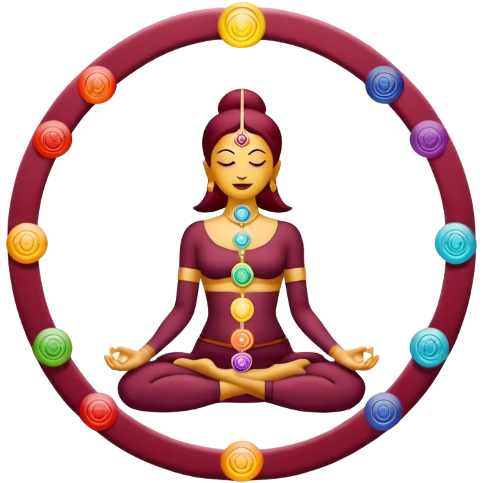 chakras Burgundy emoji