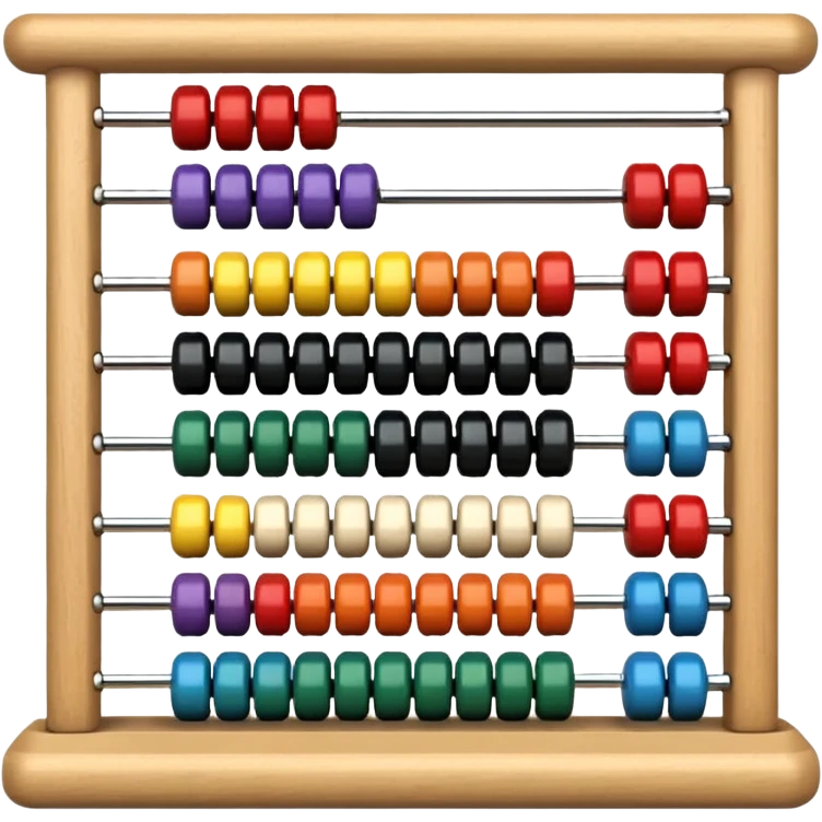 abacus design very different styles. emoji