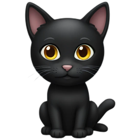black cat emoji