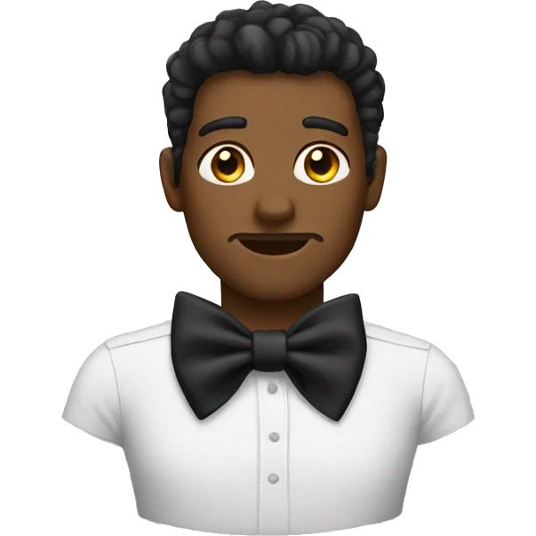 Black bow emoji