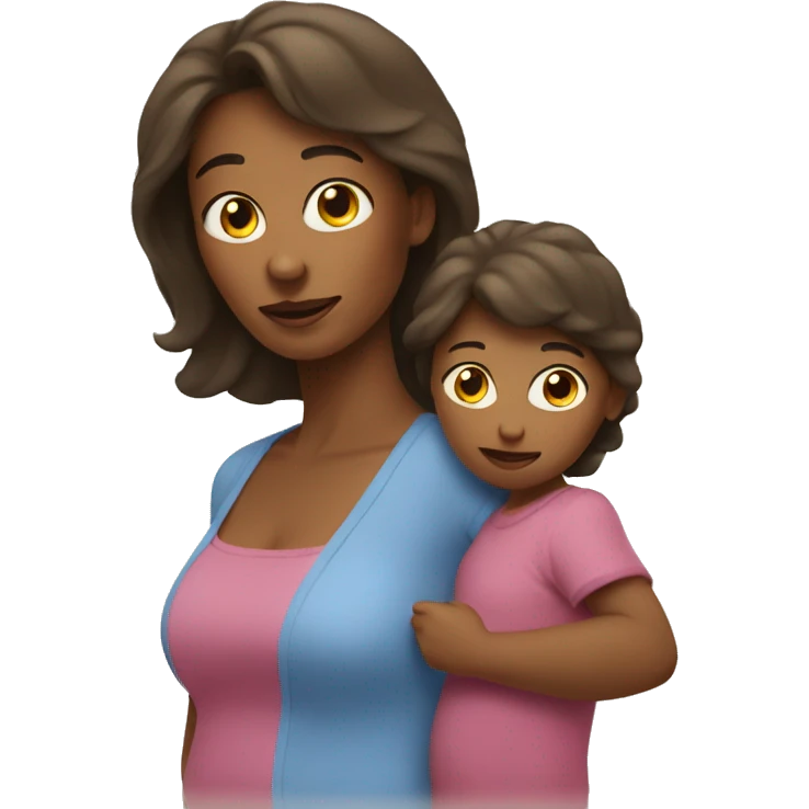 Mama a girl behind you  emoji