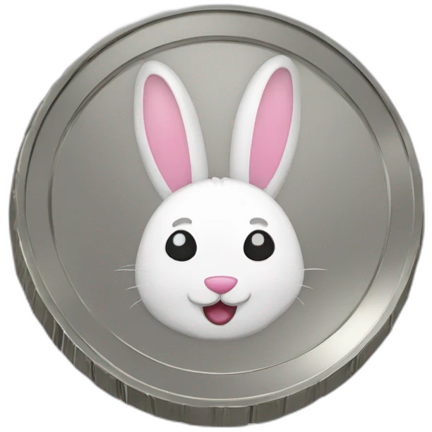 yugy bunny coin money emoji