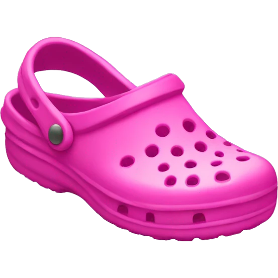 pink crocs emoji