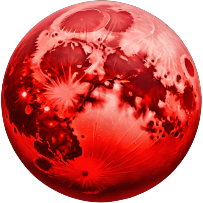 RED MOON  emoji