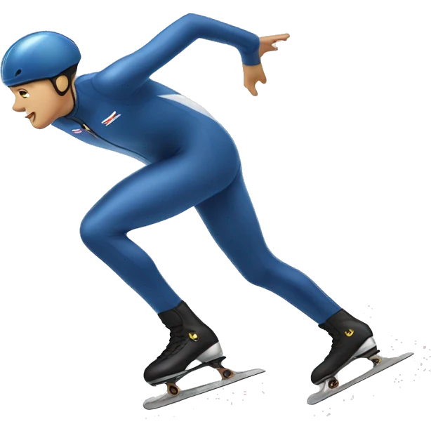 speed skating emoji