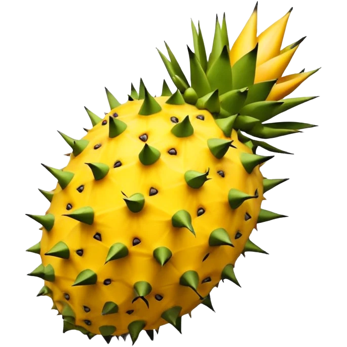 pitahaya  yellow fruit emoji