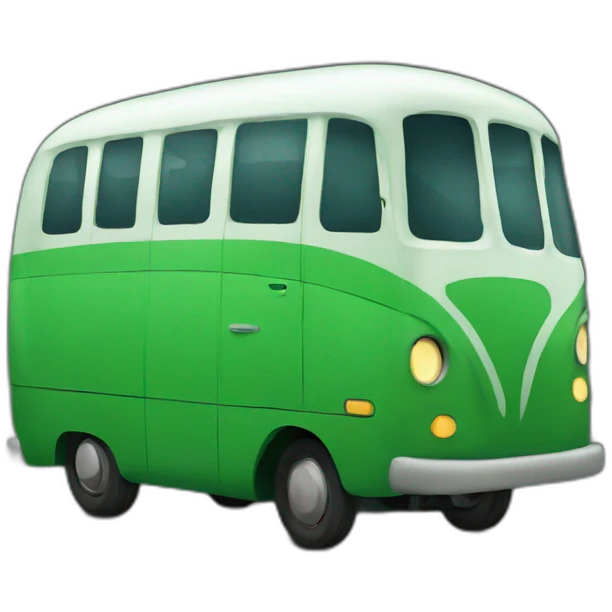 green-bus emoji