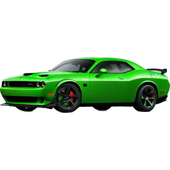 Green SRT Hellcat emoji