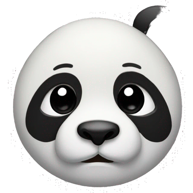 Panda borracho emoji