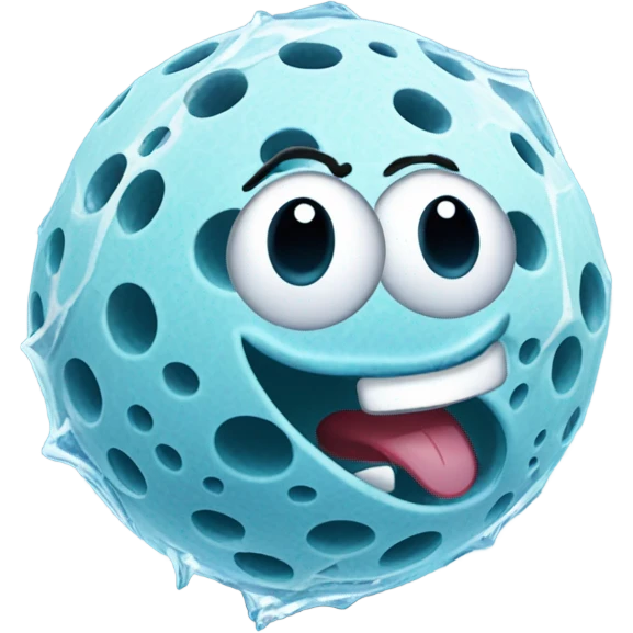 Cold cracked pickleball emoji